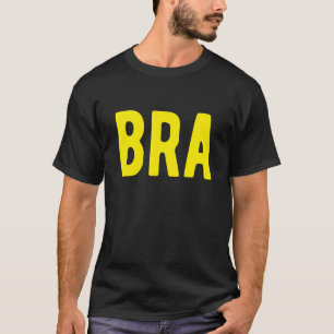 Camiseta BRA Brasil 2 Parte Bandera Brasilera Parte 1 Brasi