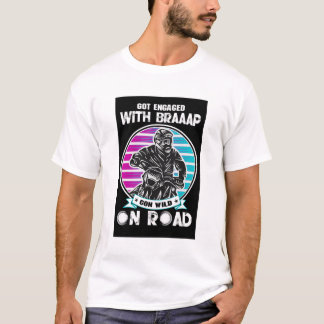 Camiseta Braap Got Engagement Retro Dirt Biker Tee