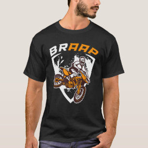 Camiseta Braap Motorcycle Motocross Dirke Bike