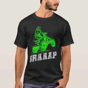 Camiseta Braap Quad Biker Atv 4 Wheap Brap Quad Men Y B