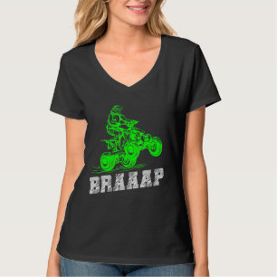 Camiseta Braap Quad Biker Atv 4 Wheap Brap Quad Men Y B
