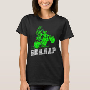 Camiseta Braap Quad Biker Atv 4 Wheap Brap Quad Men Y B