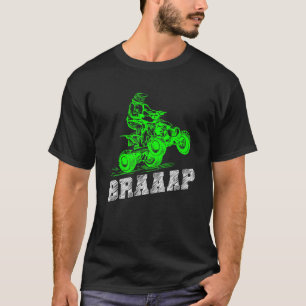 Camiseta Braap Quad Biker Atv 4 Wheap Brap Quad Men Y B