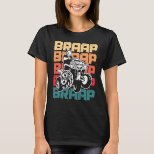 Camiseta Braap Quad Carreras ATV Motor Cuatro Ruedas Quad B