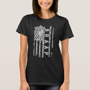 Camiseta Braap Vintage Bandera Estadounidense Tee