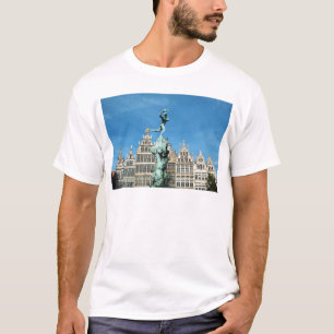 Camiseta Brabo Fountain Grote Markt Antwerp Bélgica