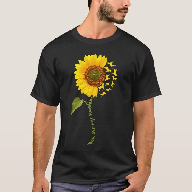 Camiseta Bracco Italiano Sunflower (Anverso)