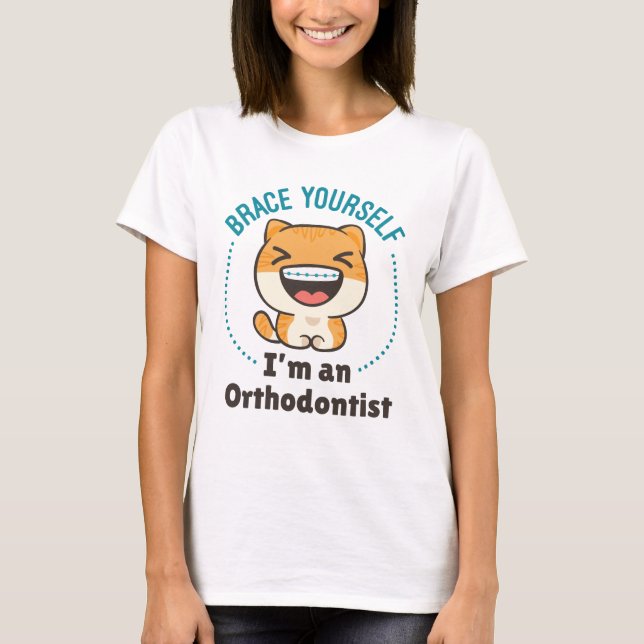 Camiseta Brace Yourself Soy un animal ortodoncista (Anverso)