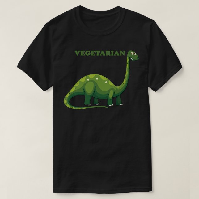 Camiseta Brachiosauro vegetariano (Diseño del anverso)