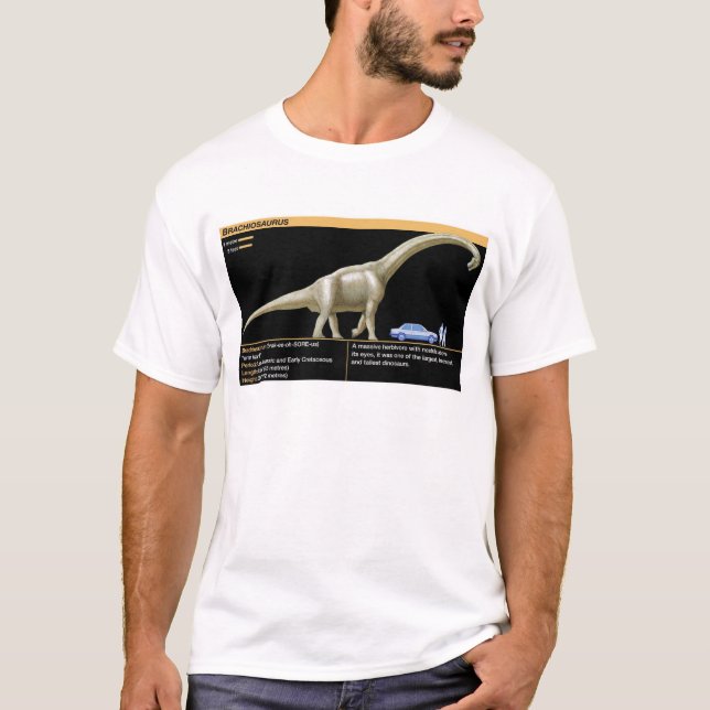 Camiseta Brachiosaurus - Biología Jurásico (Anverso)