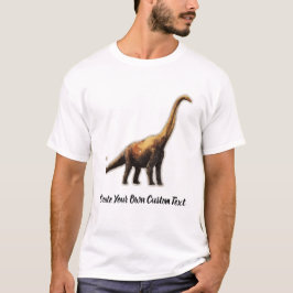 Camiseta Brachiosaurus Dinosaur Crea tu propio texto person