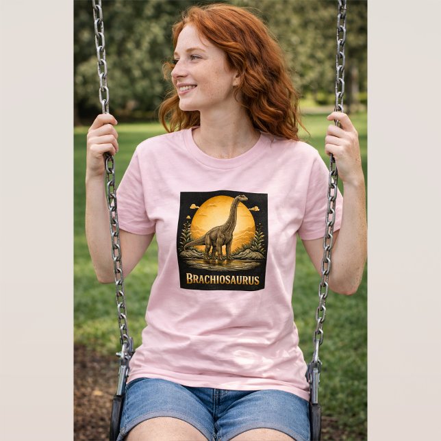 Camiseta Brachiosaurus Dinosaur Prehistórico Luna (Subido por el creador)