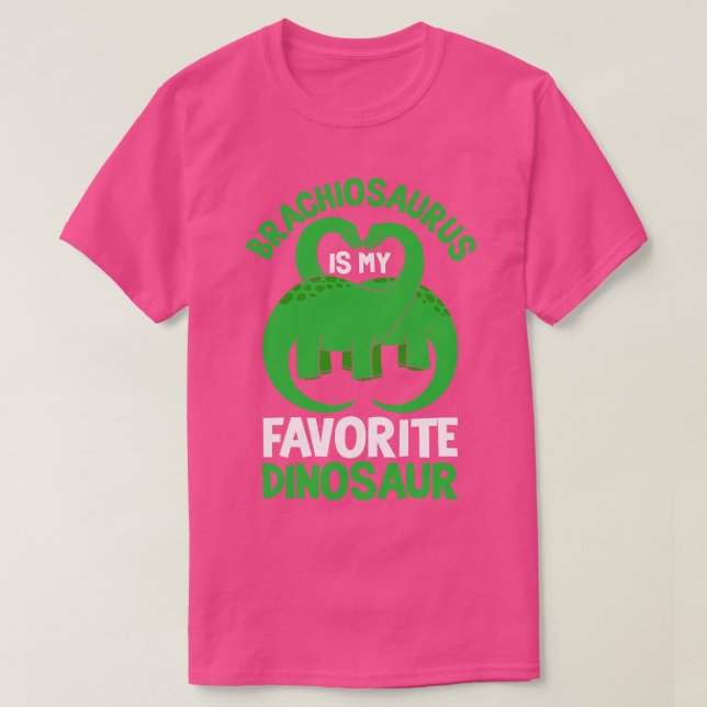 Camiseta Brachiosaurus es mi dinosaurio favorito (Diseño del anverso)