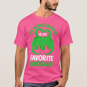 Camiseta Brachiosaurus es mi dinosaurio favorito
