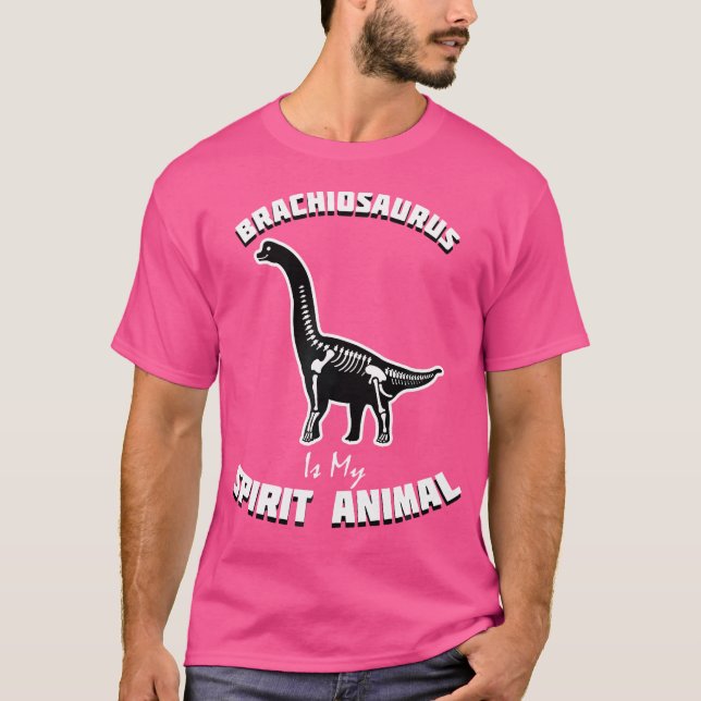 Camiseta Brachiosaurus Spirit Animal Dinosaur Tee (Anverso)