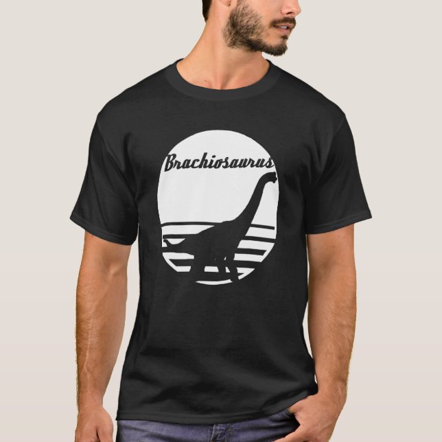 Camiseta Brachiosaurus Sunset (Anverso)