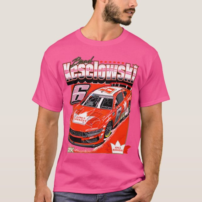 Camiseta Brad Keselowski Classic Kings Hawaiian Edition (Anverso)