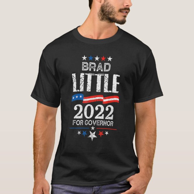 Camiseta Brad Little Idaho Gobernador Elecciones 2022 Repúb (Anverso)