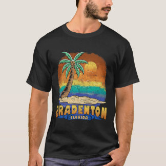 Camiseta Bradenton Florida Antiguo Distorsionado Recuerdo 