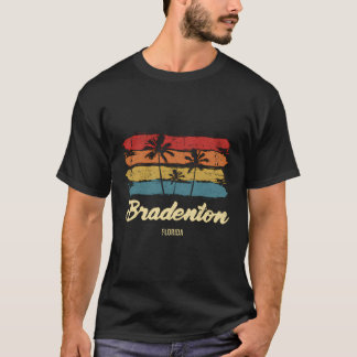 Camiseta Bradenton Florida Palm Trees Fl Retro