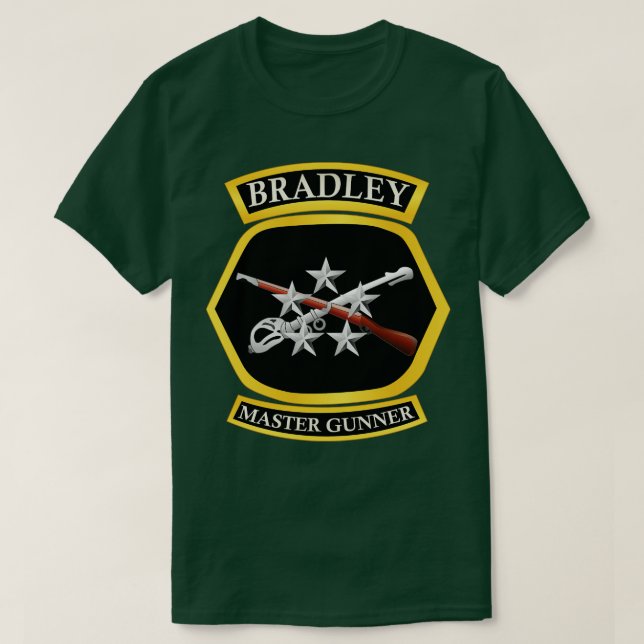 Camiseta Bradley Master Gunner 1 X (Diseño del anverso)