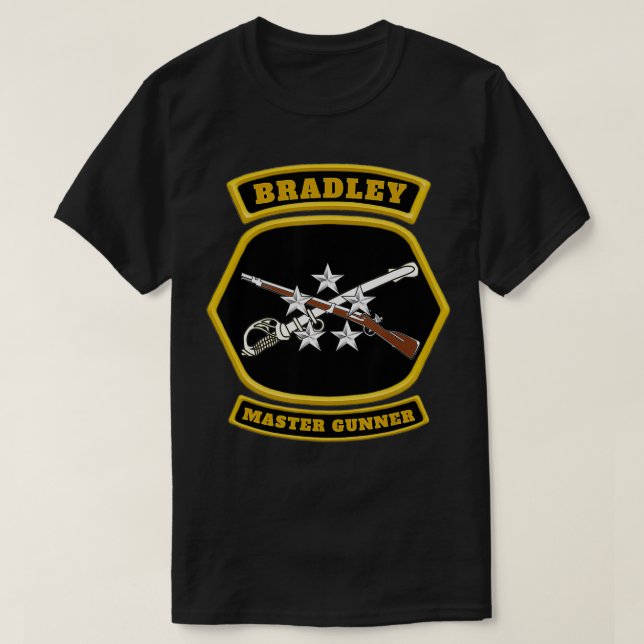 Camiseta Bradley Master Gunner Emblem graphic  (Diseño del anverso)