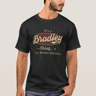 Camiseta BRADLEY Name T Shirt, BRADLEY family name escudo