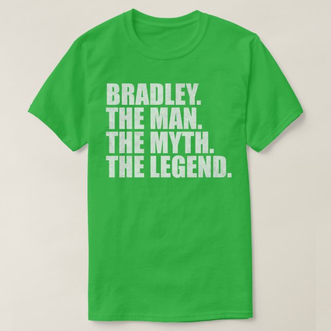Camiseta BradleyBradley Nombre Bradley (Diseño del anverso)