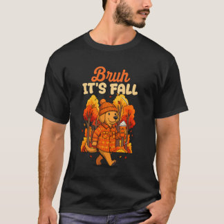 Camiseta Braga de perro con especias de calabaza Otoño Vibr