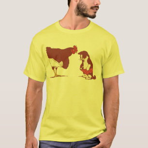 Camiseta Bragas del pollo y del gato