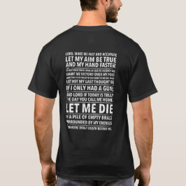 Camiseta Bragg sobre él - pila de latón