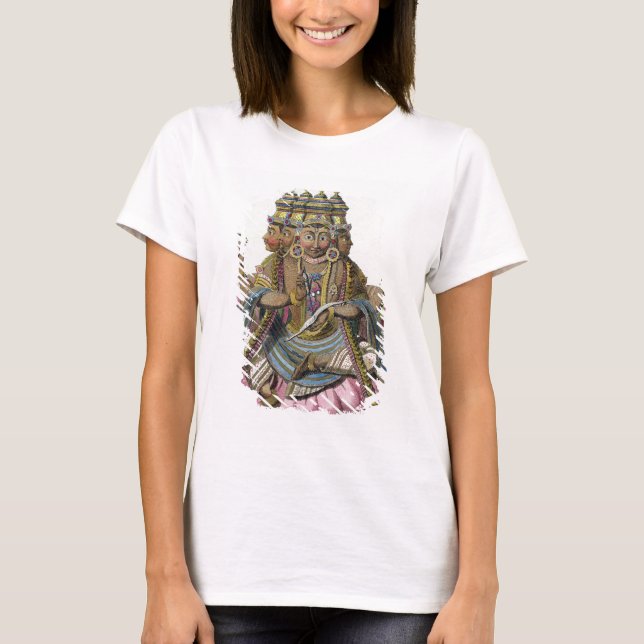 Camiseta Brahma, dios hindú de la creación, de 'Voyage aux  (Anverso)