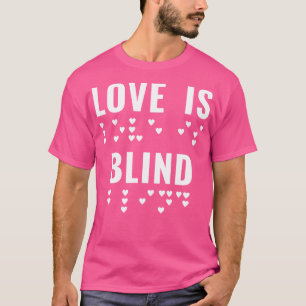 Camiseta Braille Blind Visualmente Impaded Love Valentines 