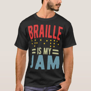 Camiseta Braille es mi frasco de ciego
