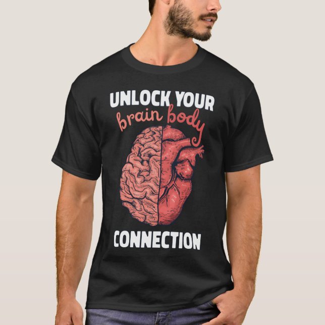 Camiseta Brain Body Connection Neuroplasticity Quote retro (Anverso)
