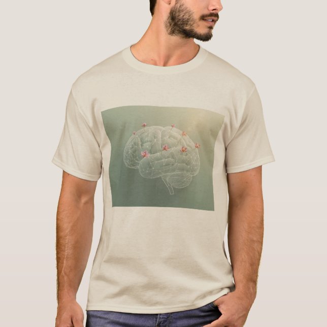 Camiseta Brain Botanical Creativity (Anverso)