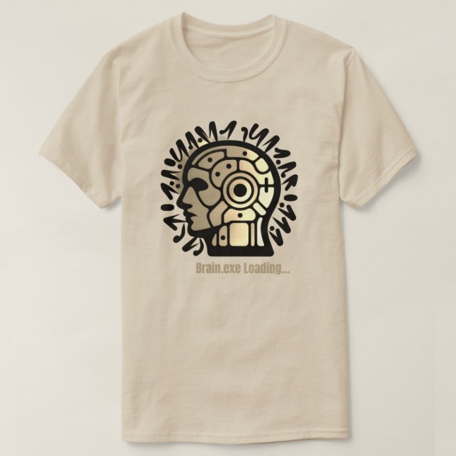 Camiseta Brain.exe Cargando… (Diseño del anverso)