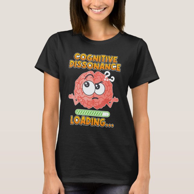 Camiseta Brain Loading Mental Conflict Loading Cognitive Di (Anverso)