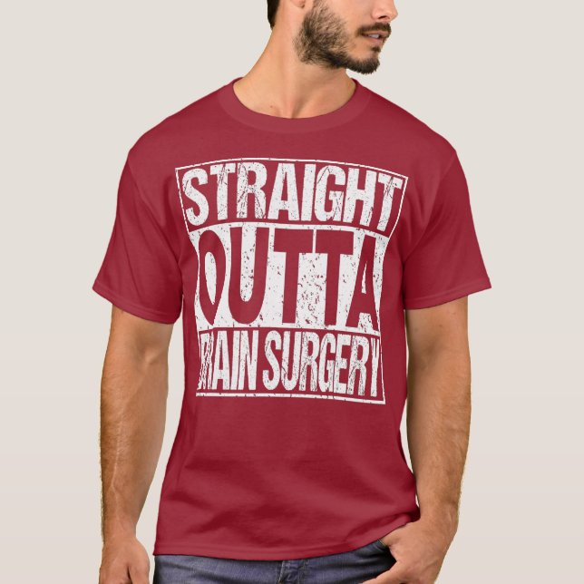 Camiseta BRAIN SURGERY TShirt Funny Survivor Post Tumor (Anverso)