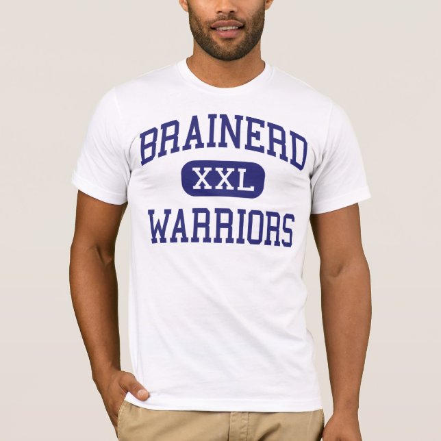 Camiseta Brainerd - guerreros - alto - Brainerd Minnesota (Anverso)