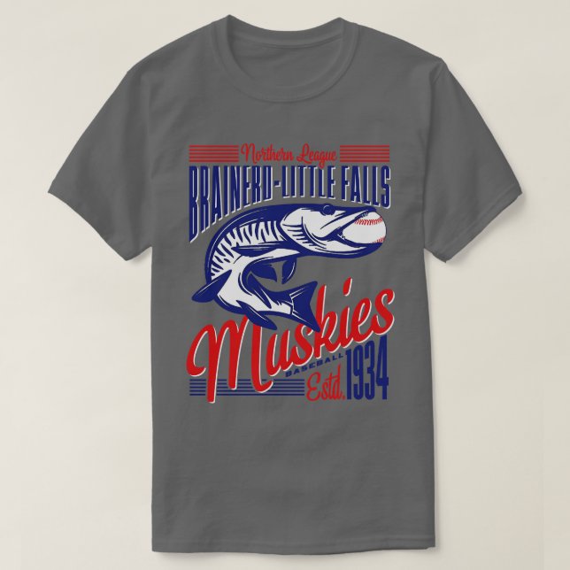Camiseta Brainerd Little Falls Muskies (Diseño del anverso)