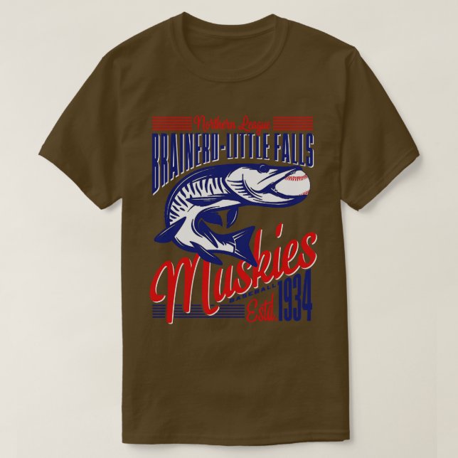 Camiseta Brainerd Little Falls Muskies (Diseño del anverso)