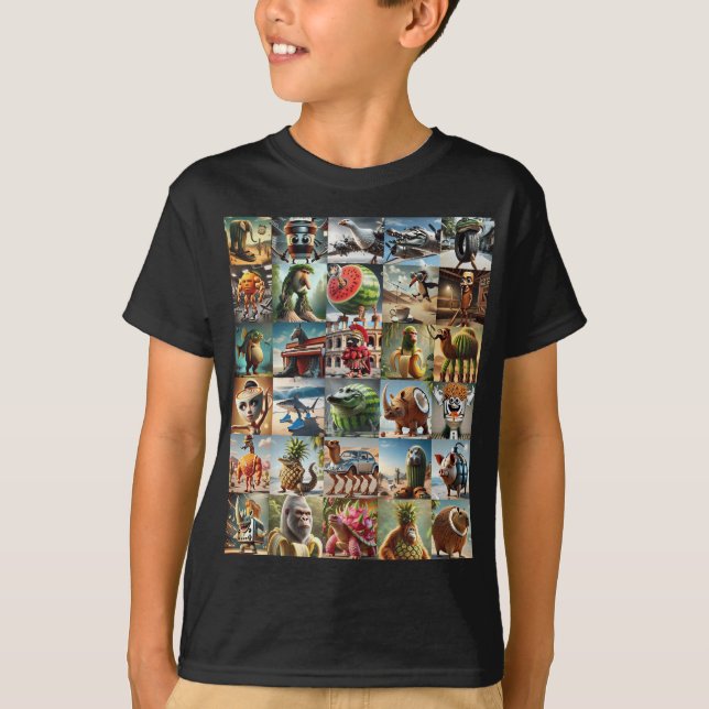 Camiseta Brainrot italiano All Stars Hombres Mujeres Chicas (Anverso)