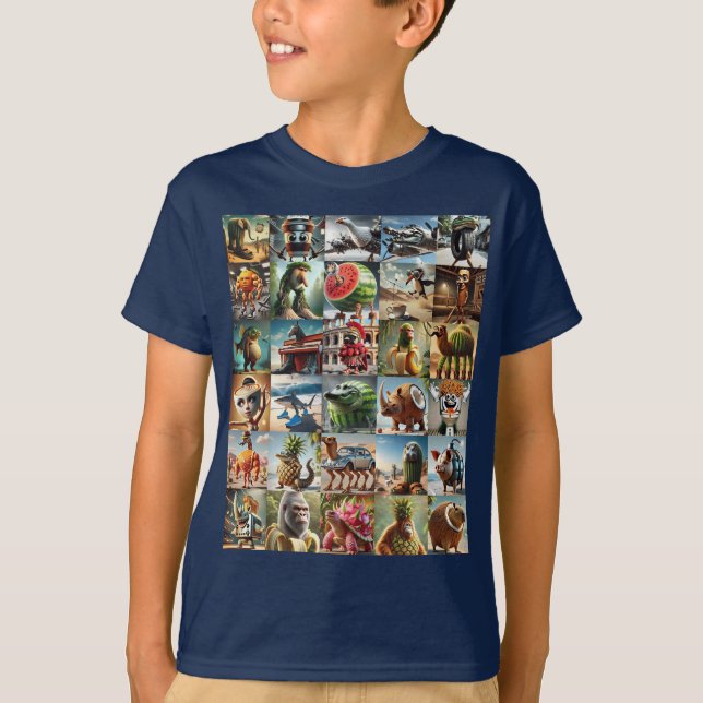 Camiseta Brainrot italiano All Stars Hombres Mujeres Chicas (Anverso)