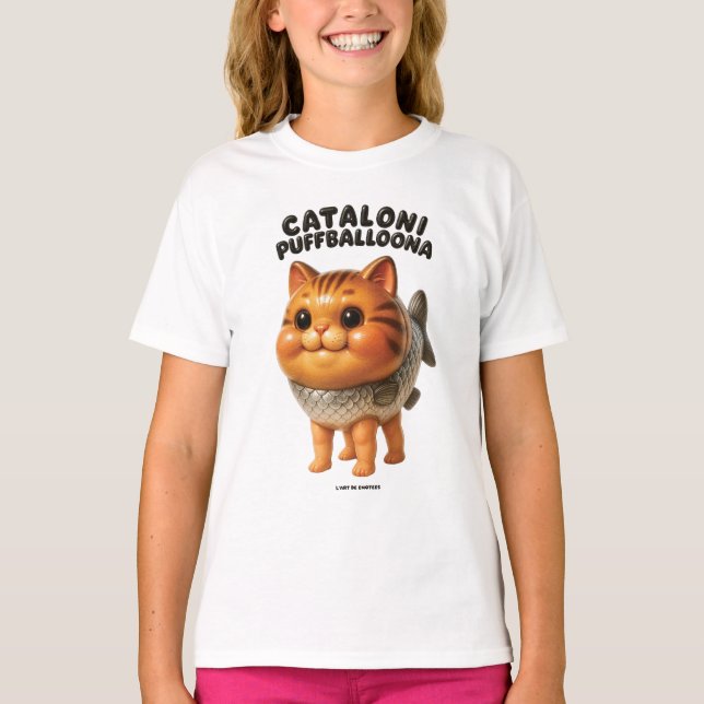 Camiseta Brainrot POP | Cataloni Puffballoona (Anverso)