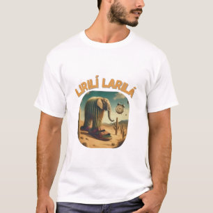 Camiseta BrainRots Lirili Larila Elephant with Cactus Body