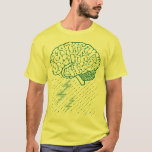 Camiseta Brainstorm (Verde azulado)<br><div class="desc">Promover la resolución de problemas, la lluvia de ideas y el sentido común... Utilícelo o piérdelo. 220 Original. (¿Quiere este diseño con un estilo o una camisa de color diferentes? Sólo tienes que hacer clic en el enlace "Seleccionar un estilo de camisa diferente" a la parte superior derecha para personalizar...</div>