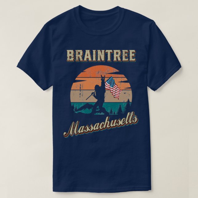 Camiseta Braintree Massachusetts (Diseño del anverso)