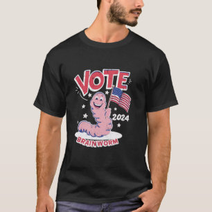 Camiseta Brainworm 2024 Votación Por Gusano Cerebro 2024 Di