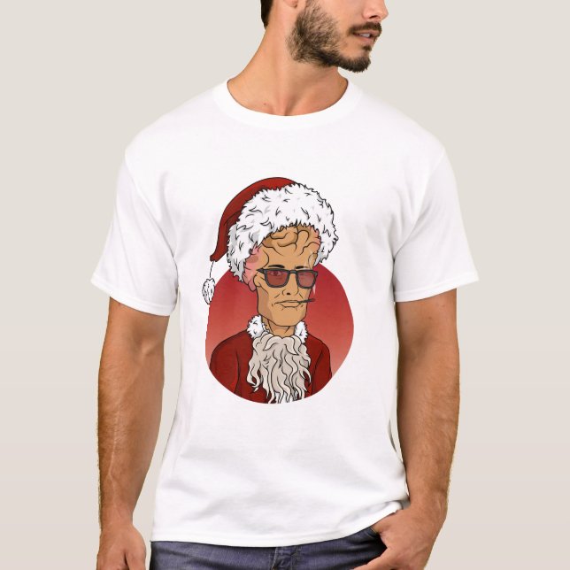 Camiseta Brainy Bad Santa (Anverso)